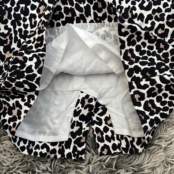 J. Crew Black and Cream Leopard Pencil Skirt - Picture 5 of 5